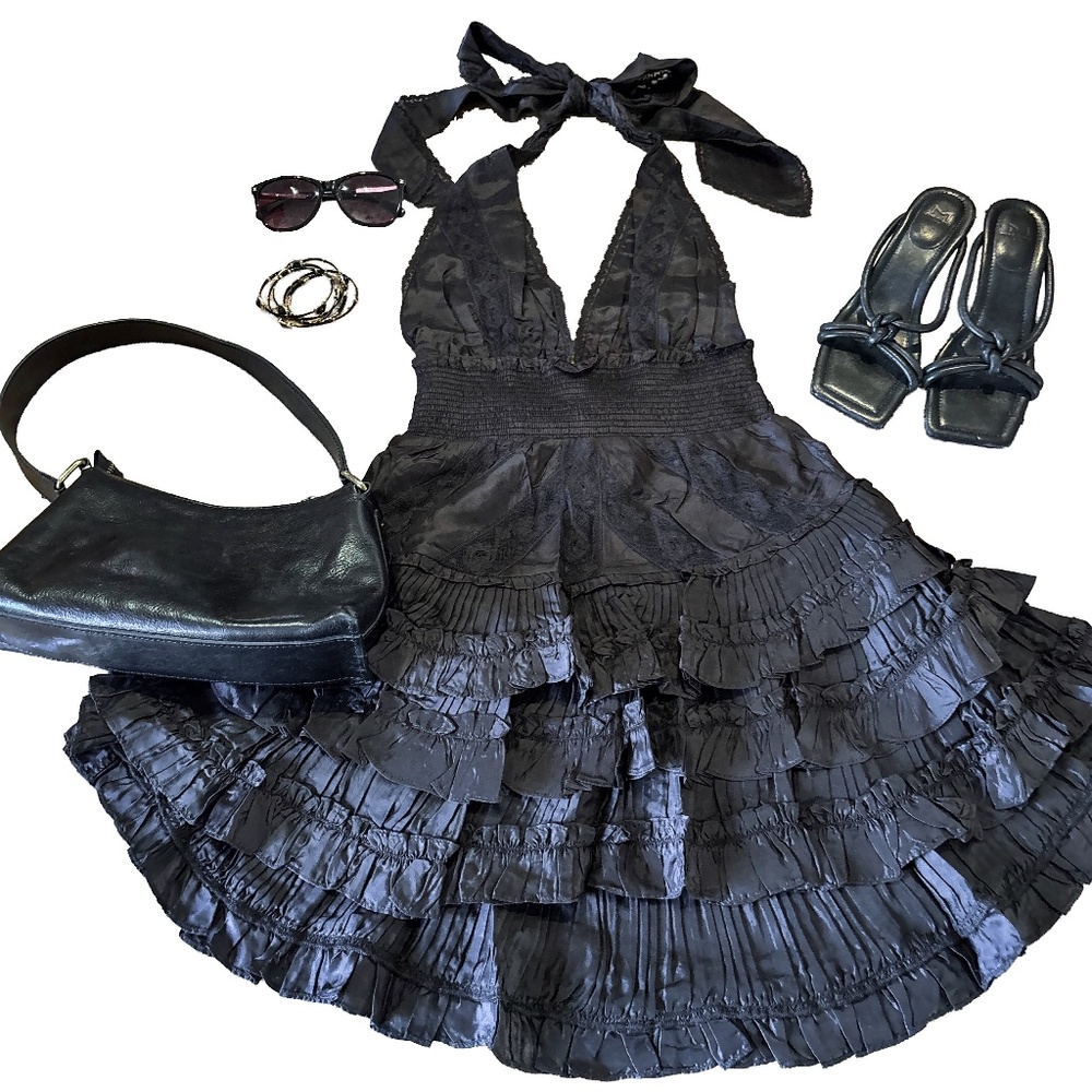 NWT LoveShackFancy Quintelle Dress | Black | Size S | $595 Retail